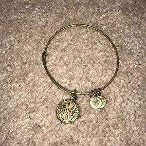 Gold Alex and Ani bracelet